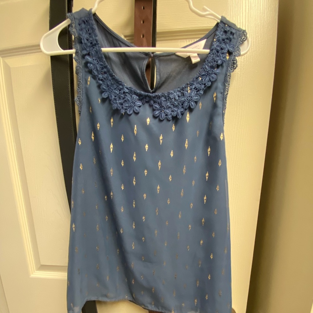 Lauren Conrad sleeveless blouse
